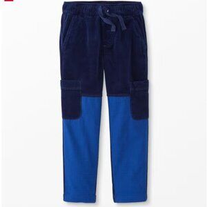 ❌ Hanna Andersson Ripstop Pants In Stretch Corduroy Navy Blue/Deep Blue Sea Sz 5